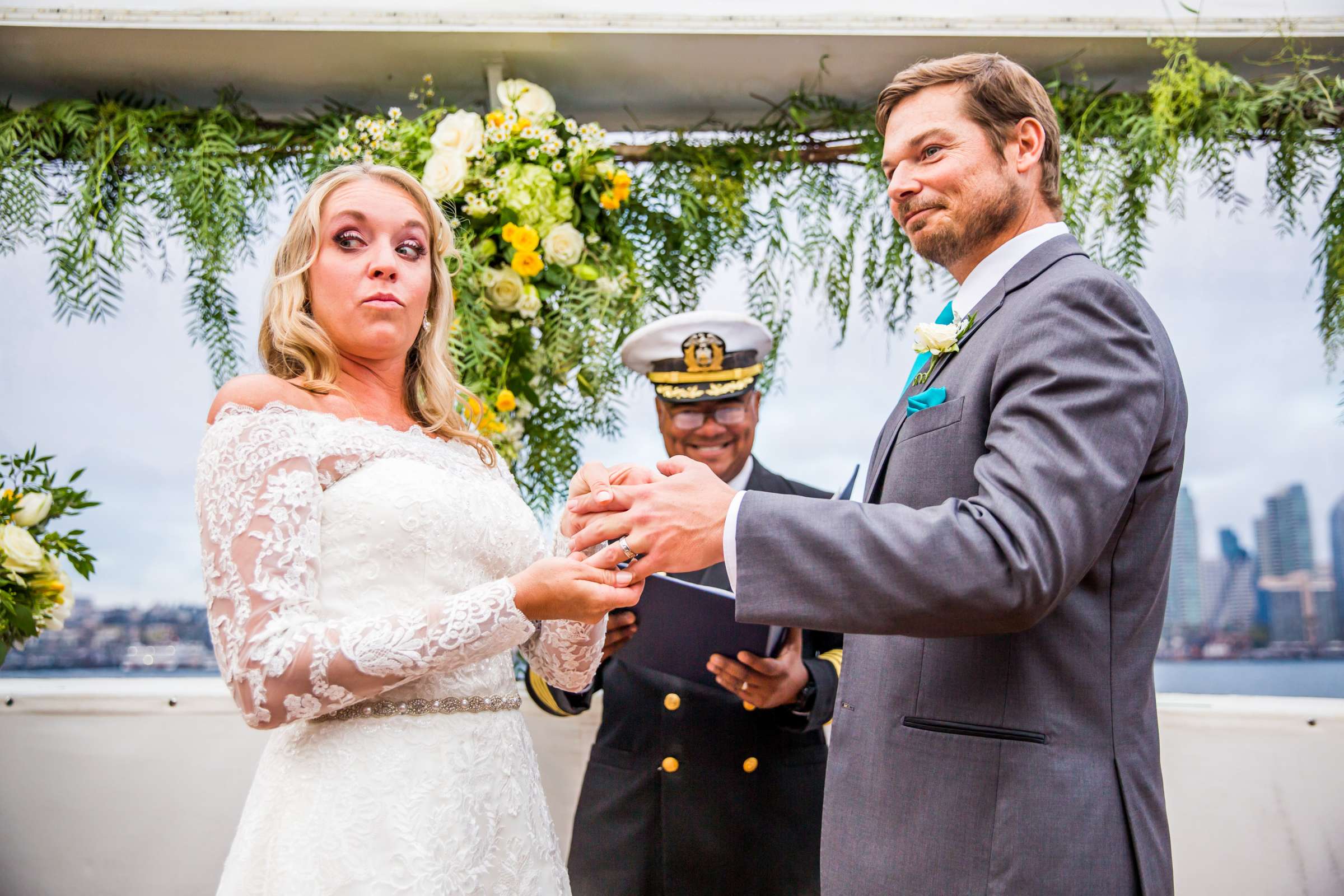 Hornblower cruise line Wedding, Brook and David Wedding Photo #70 by True Photography