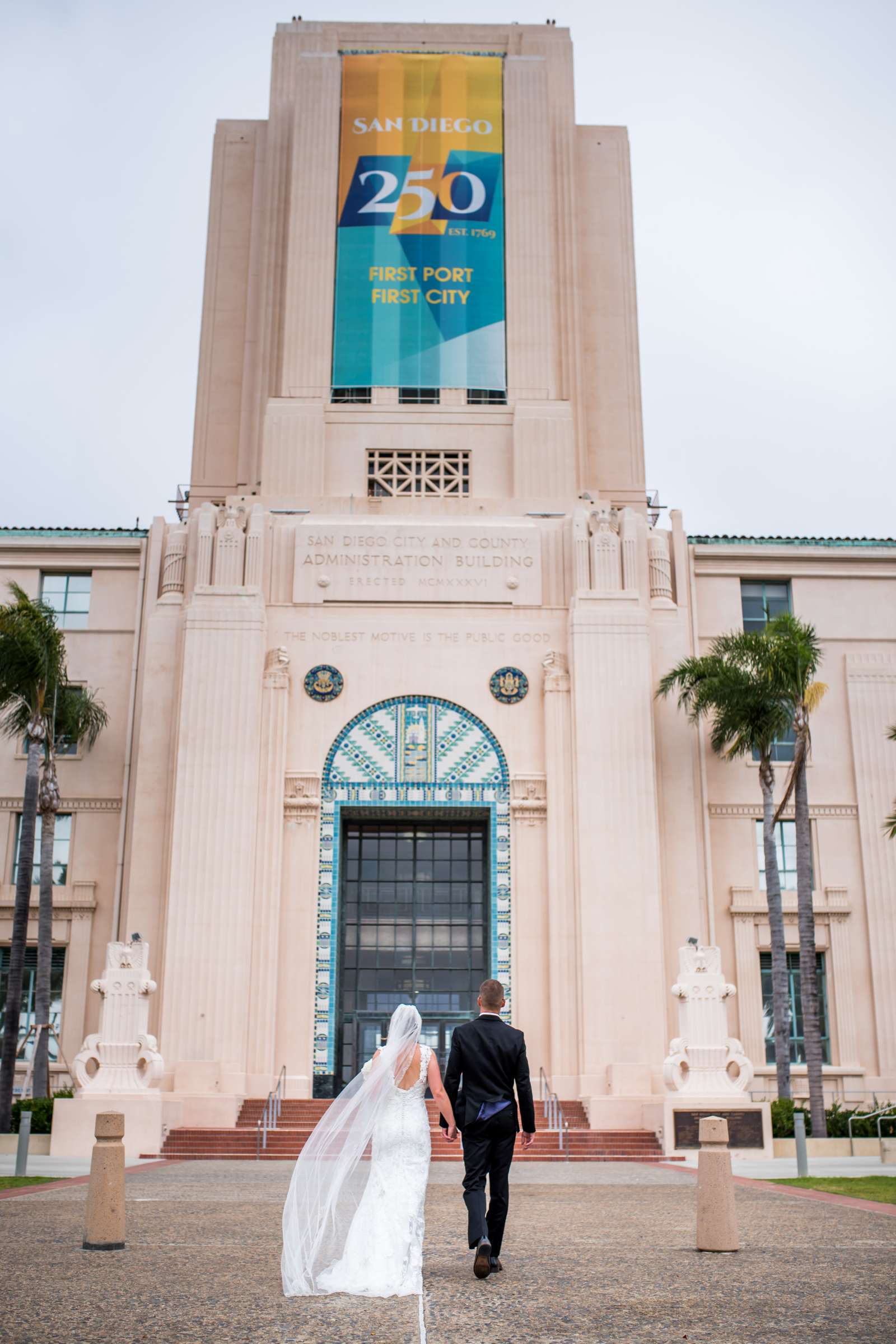 San Diego Courthouse Wedding, Stephanie and Tyler Wedding Photo #11 by True Photography