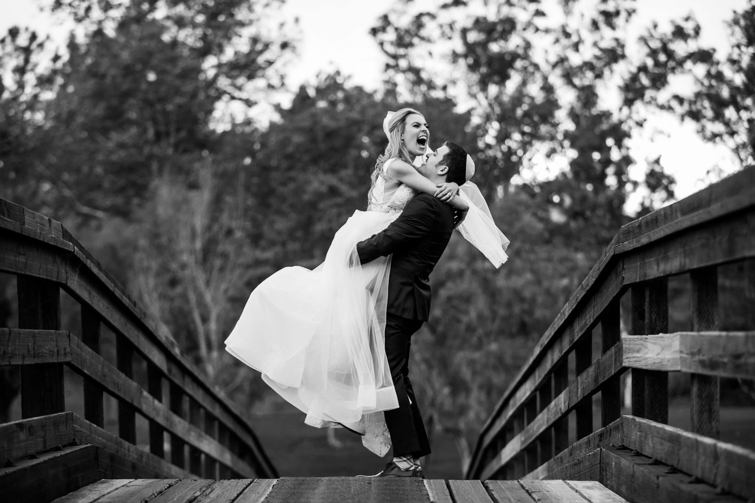 Black and White photo at Rancho Bernardo Inn Wedding, Jackie and Todd Wedding Photo #2 by True Photography