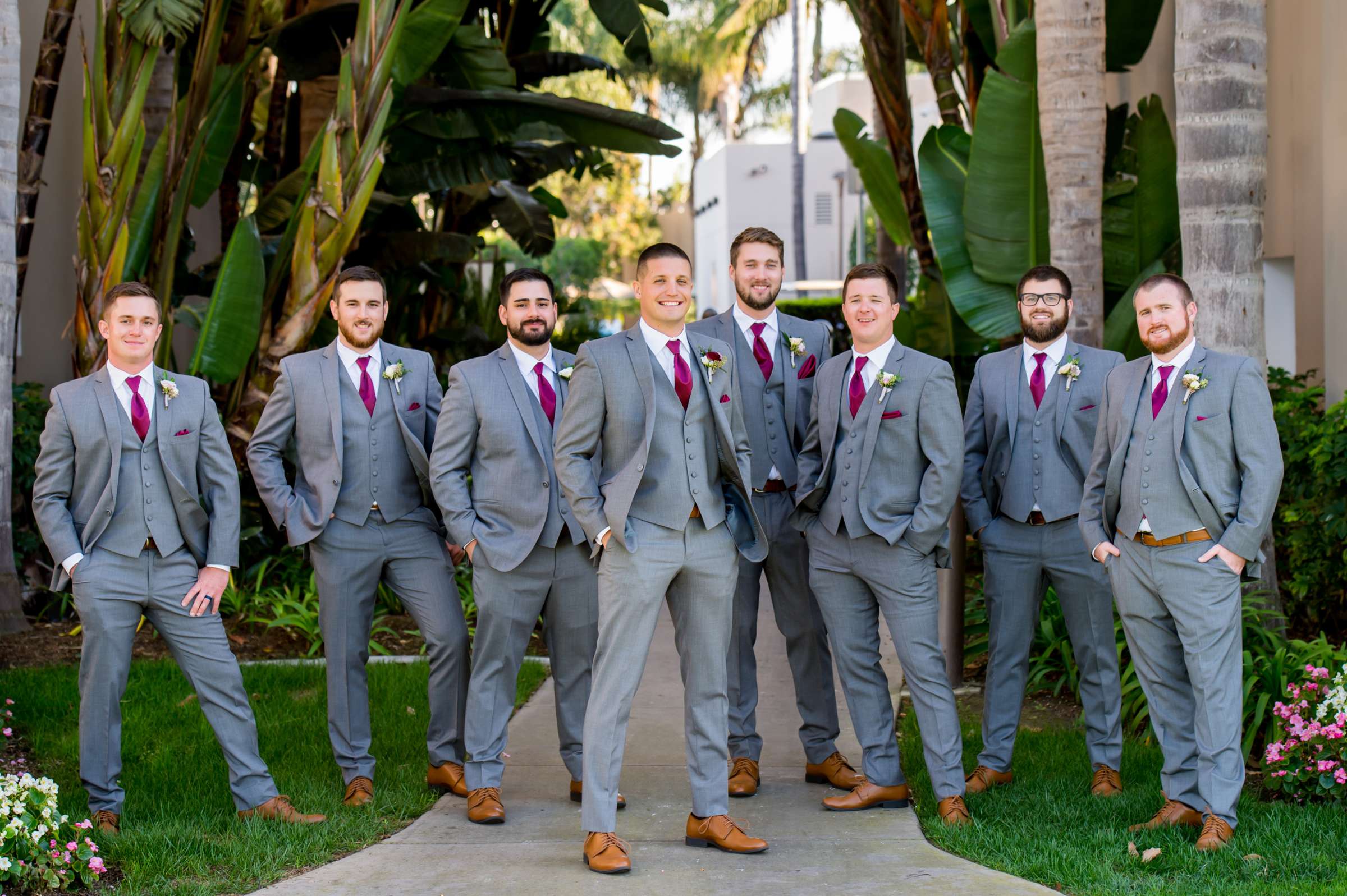 The Dana on Mission Bay Wedding coordinated by Gaslamp Floral, Emma and Jake Wedding Photo #15 by True Photography