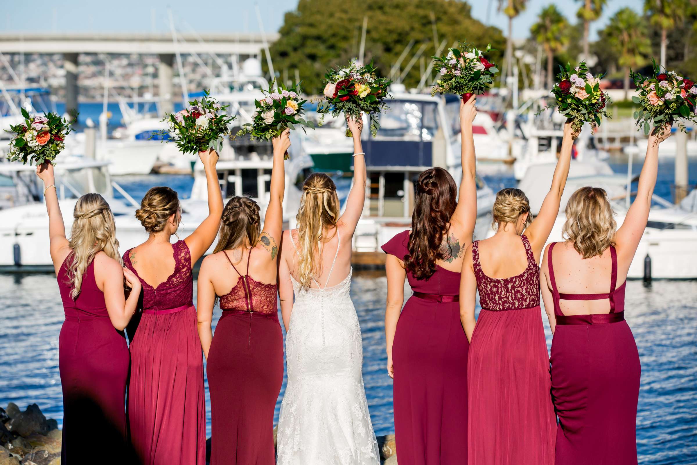 The Dana on Mission Bay Wedding coordinated by Gaslamp Floral, Emma and Jake Wedding Photo #45 by True Photography