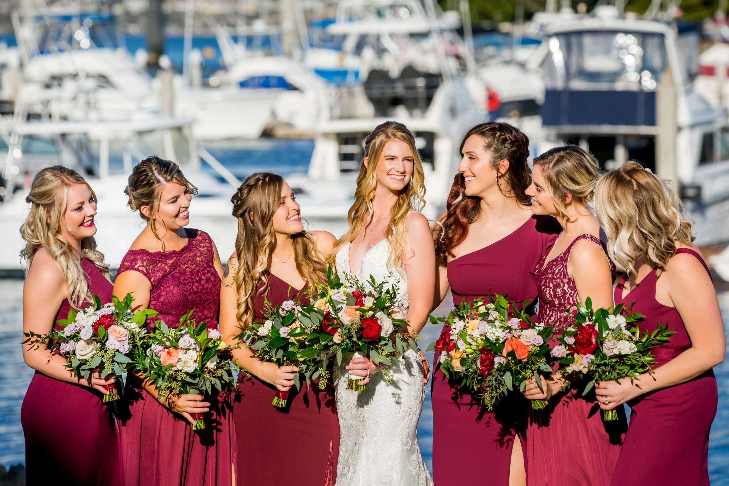 The Dana on Mission Bay Wedding coordinated by Gaslamp Floral, Emma and Jake Wedding Photo #98 by True Photography
