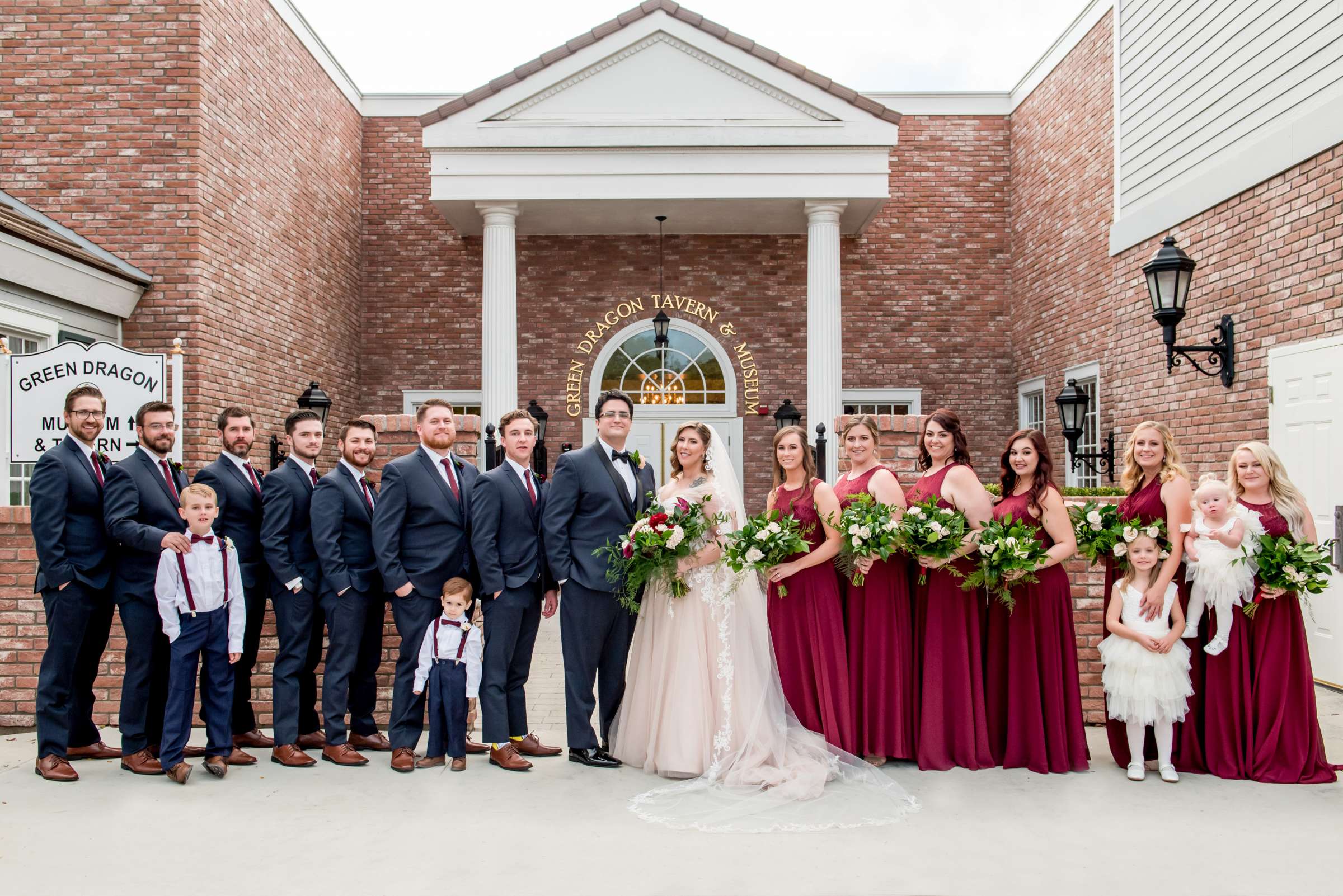 Green Dragon Tavern and Museum Wedding coordinated by Events Inspired SD, Glory and Gino Wedding Photo #597158 by True Photography