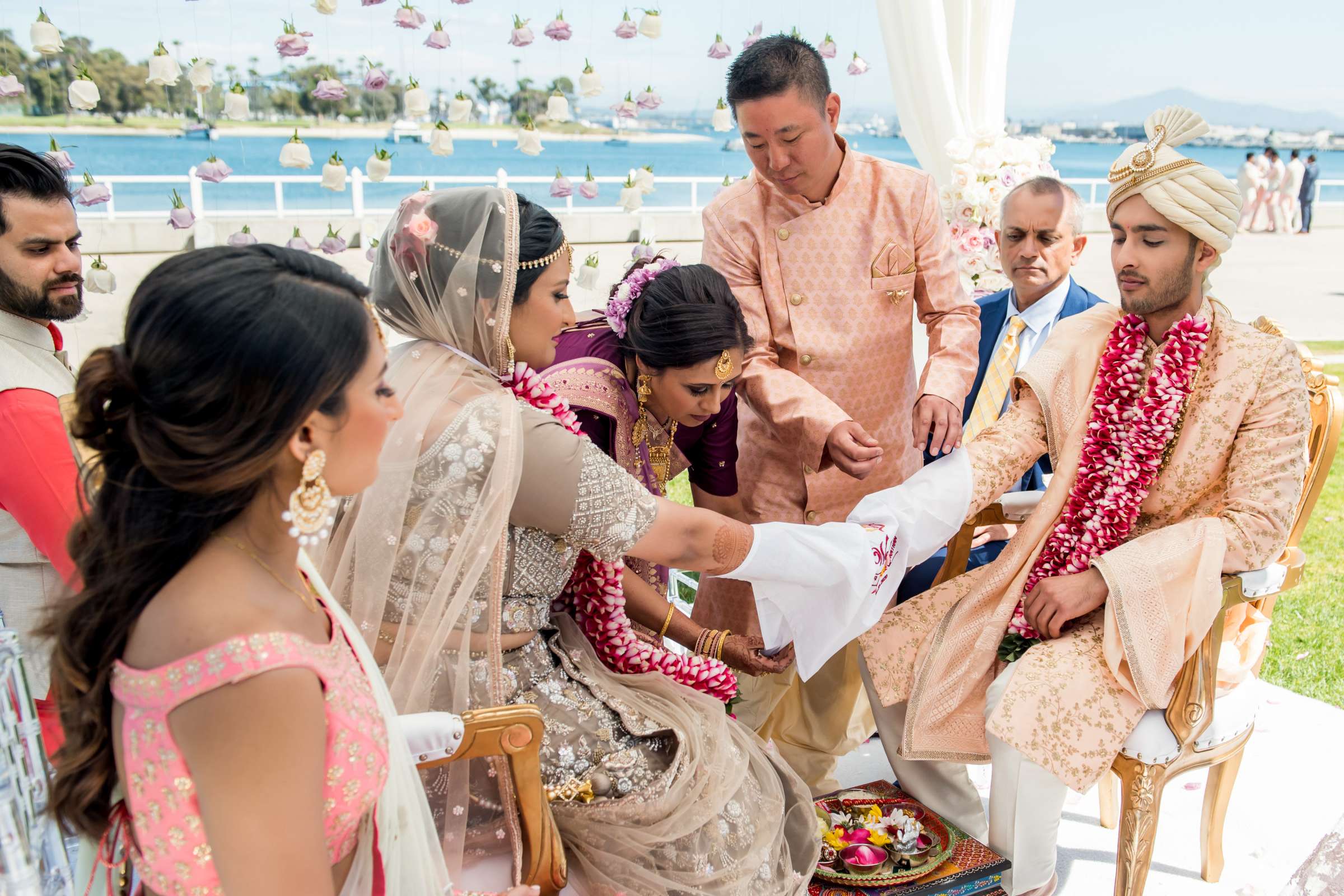 Coronado Community Center Wedding coordinated by The Best Wedding For You, Krishna and Nathan Wedding Photo #128 by True Photography