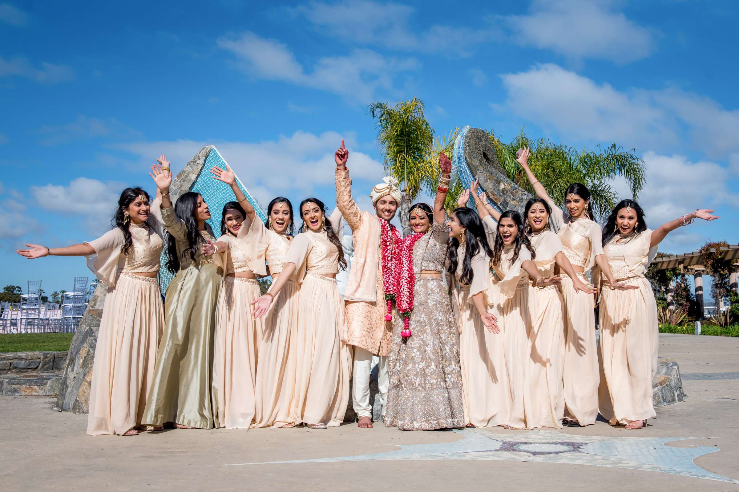 Coronado Community Center Wedding coordinated by The Best Wedding For You, Krishna and Nathan Wedding Photo #182 by True Photography