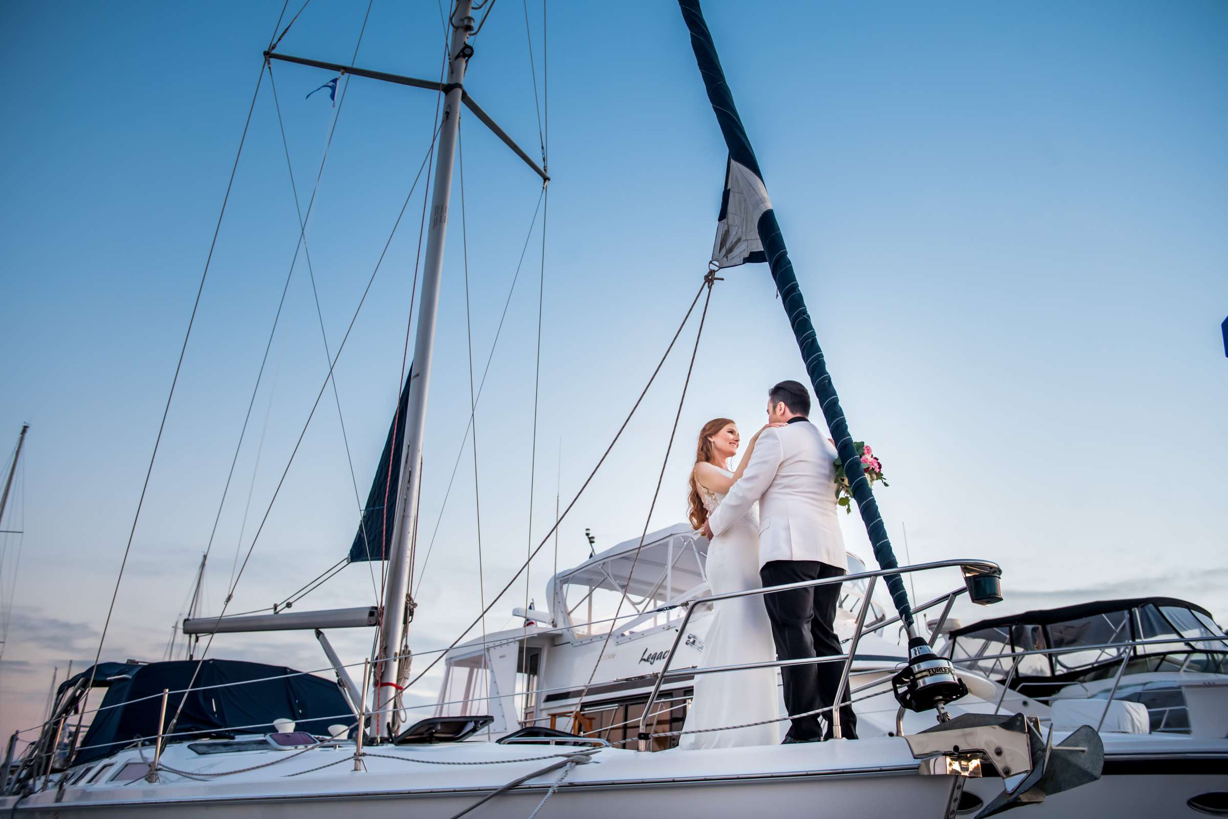 Coronado Cays Yacht Club Wedding coordinated by Selina Rose Weddings & Events, Jessica and Brandon Wedding Photo #606372 by True Photography