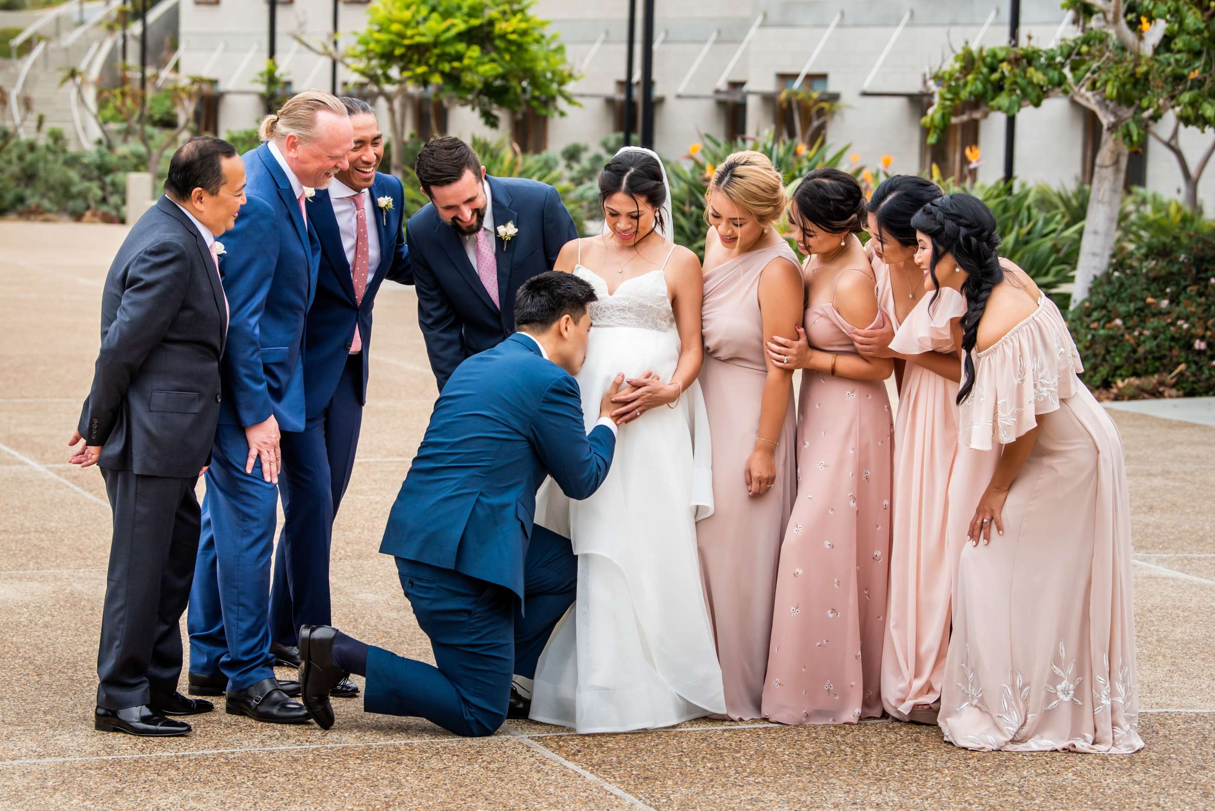 Scripps Seaside Forum Wedding coordinated by Willmus Weddings, Quynh and Tyler Wedding Photo #14 by True Photography