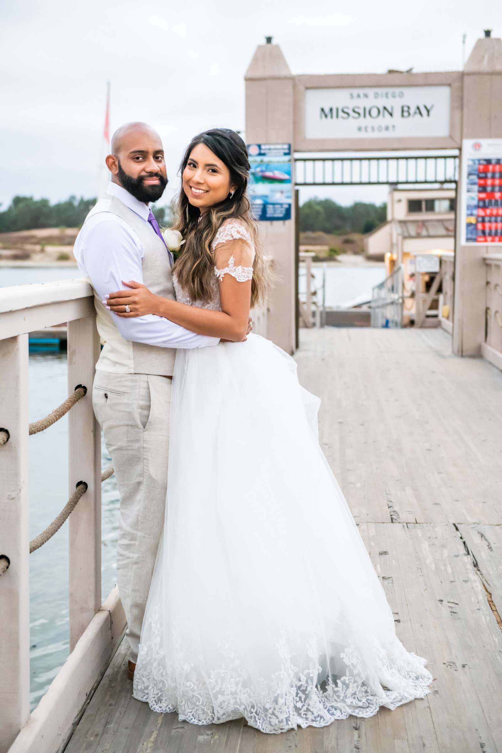 San Diego Mission Bay Resort Wedding coordinated by Elements of Style, Ana and Bobby Wedding Photo #22 by True Photography