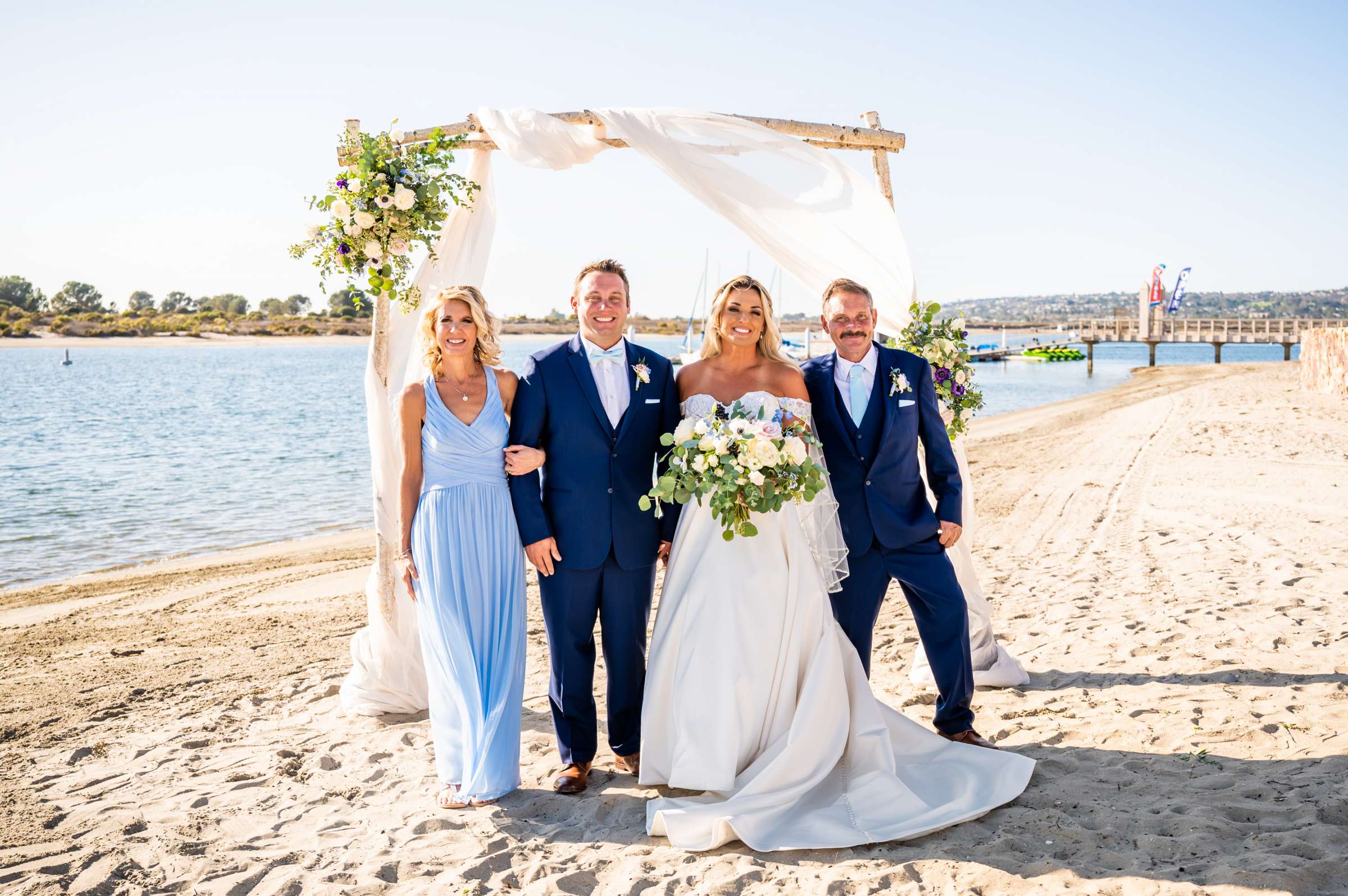 San Diego Mission Bay Resort Wedding coordinated by Type A Soiree Events, Grete and Brandon Wedding Photo #36 by True Photography